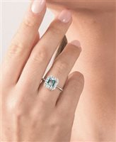 Anello Mirco Visconti Donna in Oro bianco Acquamarina 2.06 Ct Z681/ACE - Z681/ACE